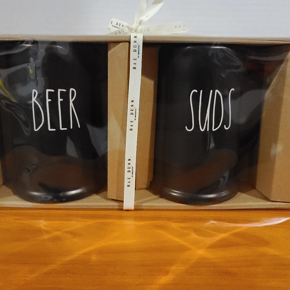 Rae Dunn Beer And Suds Steins Pint Size 2020